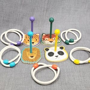 The Influencer Initiative Wooden  Ring Toss Game.